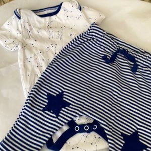 🤍 Onesie & Pant Set ✨ Animal Constellation